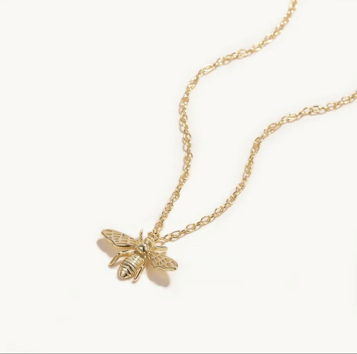 Queen Bee Gold Necklace